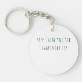 Minimalistisk Keep Calm and Sip Chamomile Tea-cita