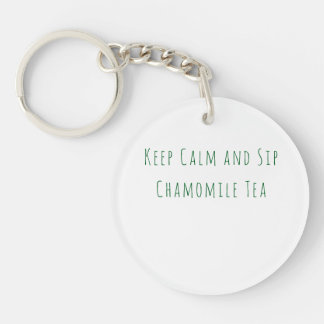 Minimalistisk Keep Calm and Sip Chamomile Tea-cita