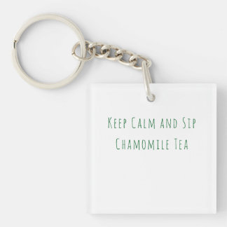 Minimalistisk Keep Calm and Sip Chamomile Tea-cita
