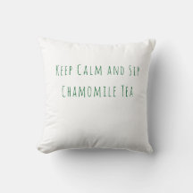 Minimalistisk Keep Calm and Sip Chamomile Tea Cita
