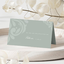 Minimalistisk klassisk Blek av foto-foto i Bröllop Placeringskort