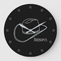 Minimalistisk klassisk Cowboy Lg. Väggklocka