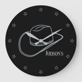 Minimalistisk klassisk Cowboy Lg. Väggklocka
