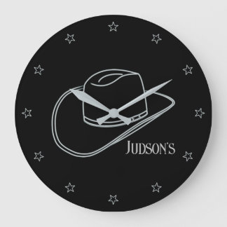 Minimalistisk klassisk Cowboy Lg. Väggklocka