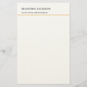 Minimalistisk Klassisk Enkel Professionell Brevpapper