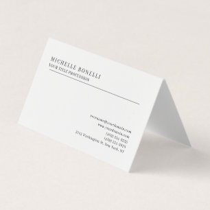 Minimalistisk Klassisk Enkel Professionell Visitkort