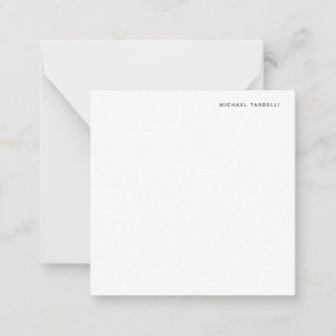 Minimalistisk klassisk Professionell Anteckningskort