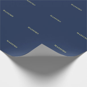 Minimalistisk Klassisk Professionell Blå Färg Namn Presentpapper