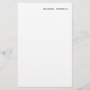 Minimalistisk klassisk Professionell Brevpapper