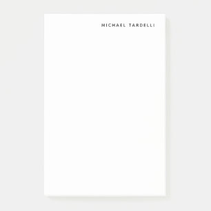 Minimalistisk klassisk Professionell Post-it Block