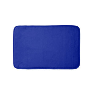 Minimalistisk kobolblått fast, vanlig, modern ele badrumsmatta