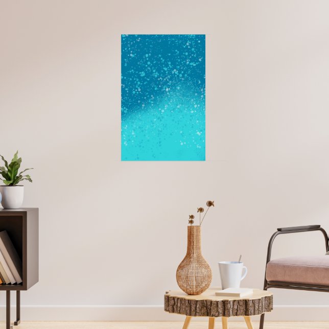 Minimalistisk konst: Bruten is Poster (Vardagsrum 3)