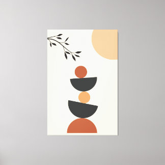 Minimalistisk konst canvastryck