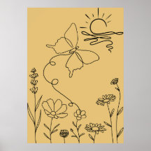 Minimalistisk konst Poster