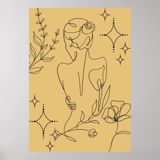 Minimalistisk konst Poster (Framsidan)