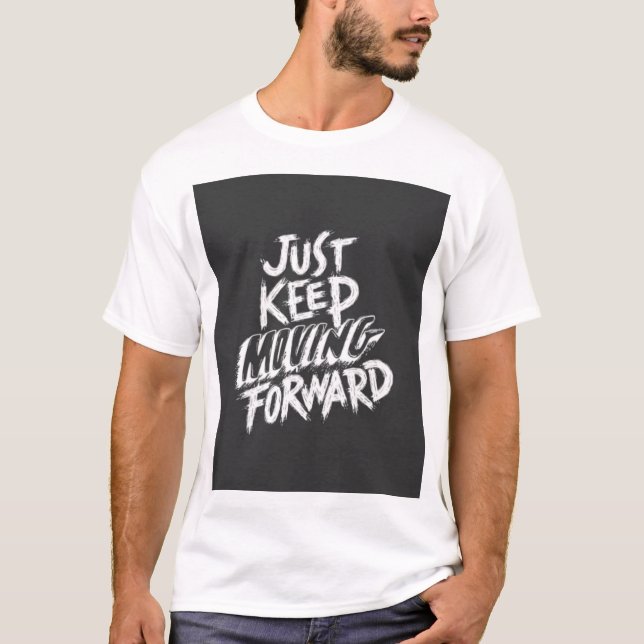 "Minimalistisk konstnärlig utskrift: Modern och El T Shirt (Framsida)