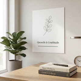 Minimalistisk kontorskonst för företagsuppskattnin poster