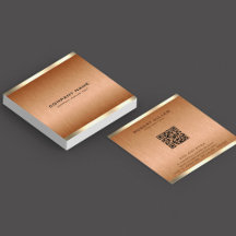 Minimalistisk koppar-Brown Struktur Tin Guld Gräns