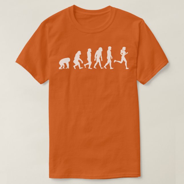 Minimalistisk körning av joggningsflickor t shirt (Design framsida)