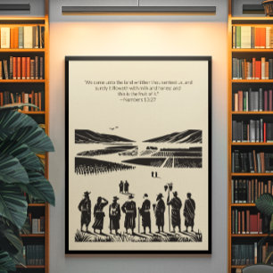 Minimalistisk kristen väggkonst - dubbelsidig utsk