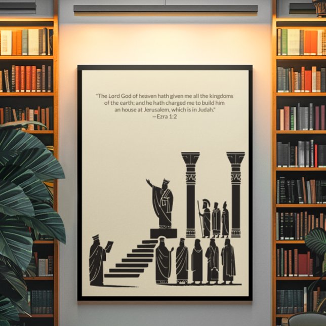 Minimalistisk kristen väggkonst - dubbelsidig utsk (Skapare uppladdad)