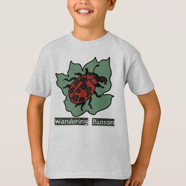 Minimalistisk Kryp-kylning på Löv | Funny T Shirt (Framsida)