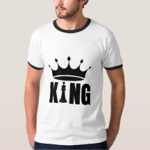 Minimalistisk Kung Krona Herr T-Shirt