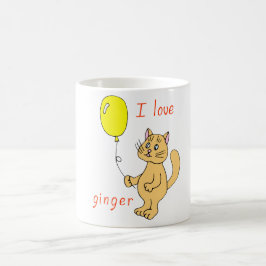 Minimalistisk kutékatkaffe Mugg i kärlek