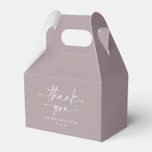 Minimalistisk låda för Lilac-bröllop Presentaskar