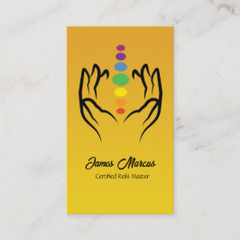 Minimalistisk läkning av Chakra Energy Andlig Visitkort
