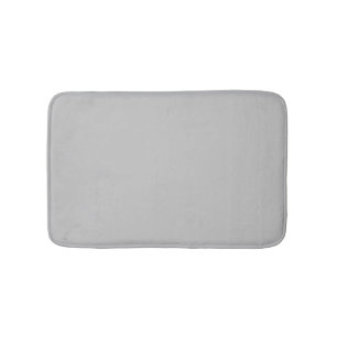 Minimalistisk lätt grått solid vanlig elegant mode badrumsmatta