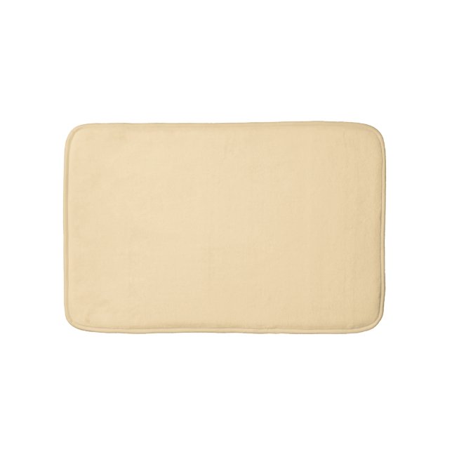Minimalistisk, lätt persikopastellartad fast elega badrumsmatta (Framsidan)