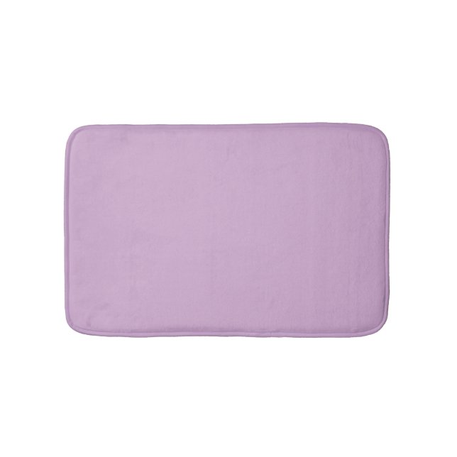 Minimalistisk lavender lilalax solid elegant moder badrumsmatta (Framsidan)