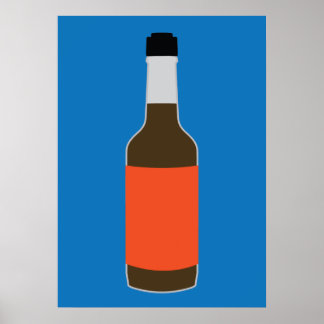 Minimalistisk lea & perrins poster
