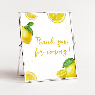 Minimalistisk Lemonade-Tack för att komma Poster