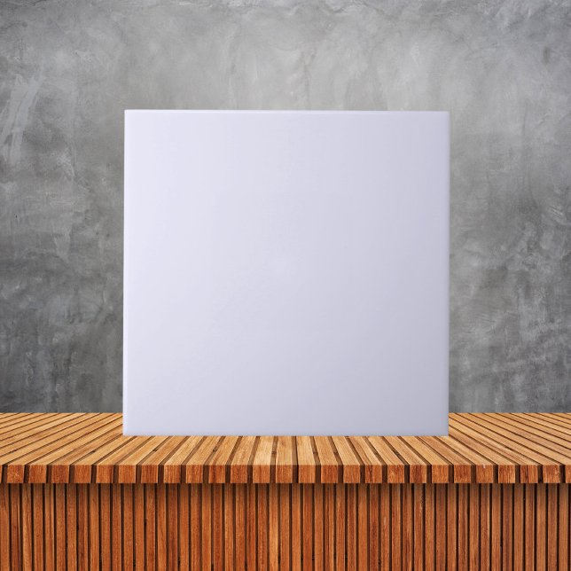 Minimalistisk Light Lilac Lila Plain Solid Färg Kakelplatta (Skapare uppladdad)