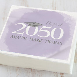 Minimalistisk Lila i modernt Studenten-tangentbord Pappersservett