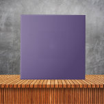 Minimalistisk Lila Violet solid färg Kakelplatta<br><div class="desc">Minimalistisk lila Violet solid färg</div>