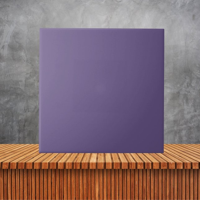 Minimalistisk Lila Violet solid färg Kakelplatta (Skapare uppladdad)