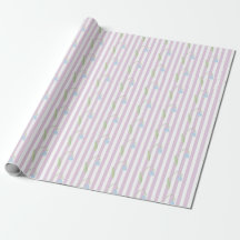 Minimalistisk Liljekonvalj-inpackningspapper