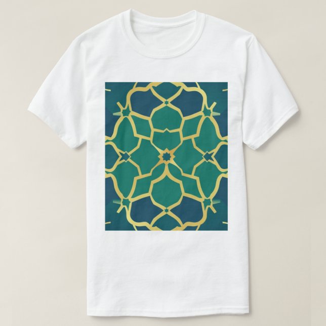 Minimalistisk Linje Konst Natur – T-Shirt (Design framsida)