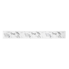 Minimalistisk linjekonst examenspresentpapper