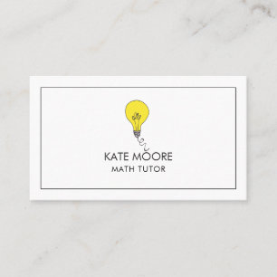 Minimalistisk Ljusbågsidesymbol Visitkort