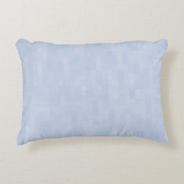 Minimalistisk ljusblå abstrakt i det moderna mönst prydnadskudde