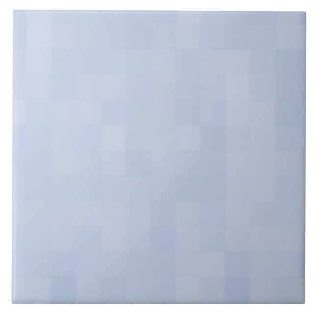 Minimalistisk ljusblå abstrakt mönster modern kakelplatta (Framsidan)