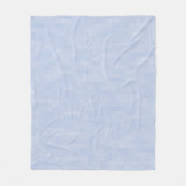 Minimalistisk ljusblå modern mönster fleecefilt