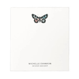 Minimalistisk Logotyp av vattenfärgsfjäril Anteckningsblock