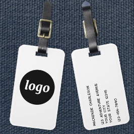 Minimalistisk logotyp bagagebricka