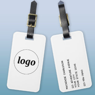 Minimalistisk logotyp bagagebricka