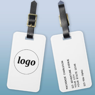 Minimalistisk logotyp bagagebricka